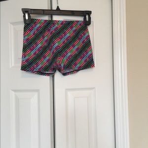 Patterned Athletic Shorts